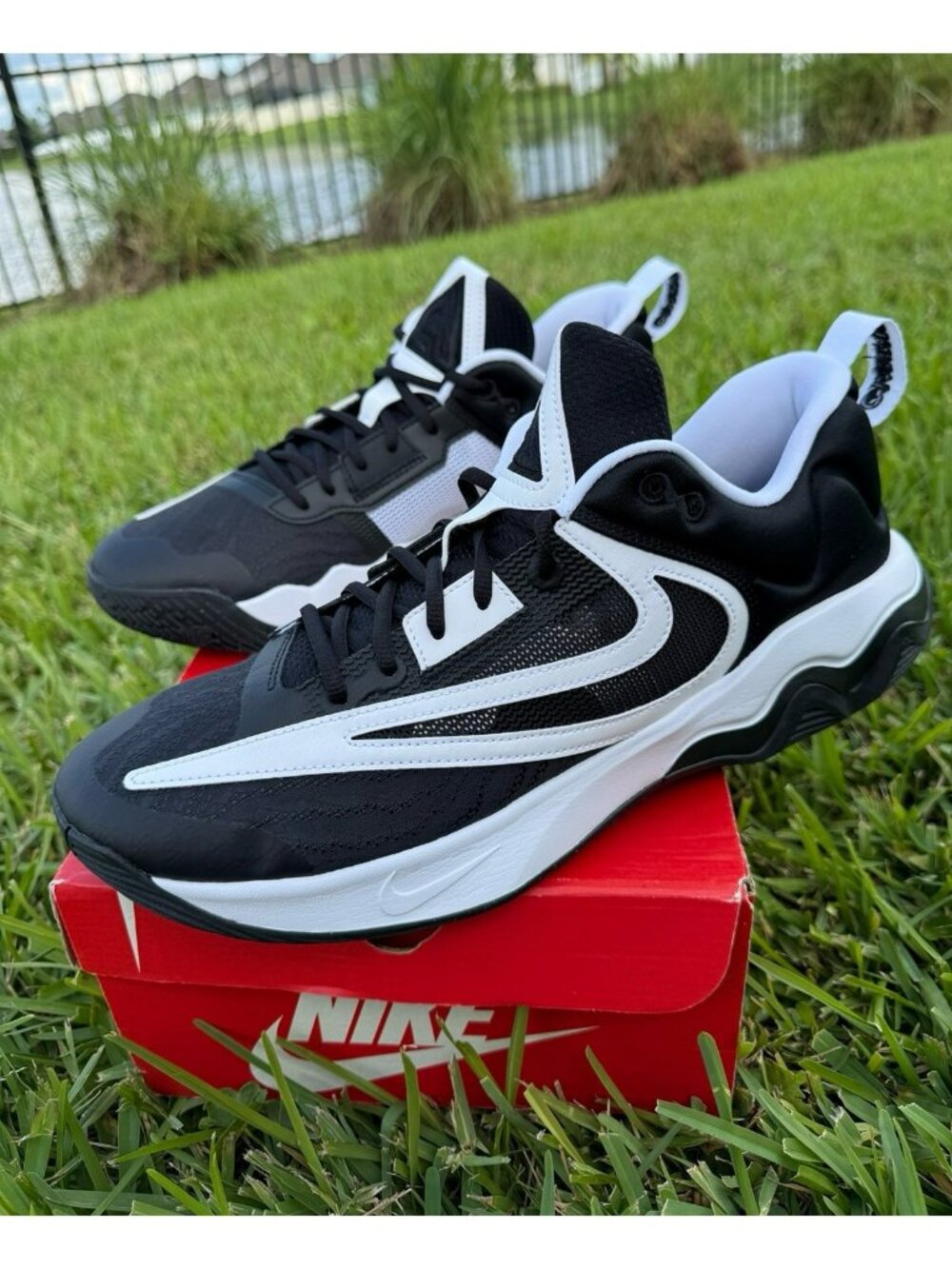 13 MEN'S NIKE INMORTALITY 3 BLACK WHITE BASKETBALL DZ7533-003 SNEAKERS